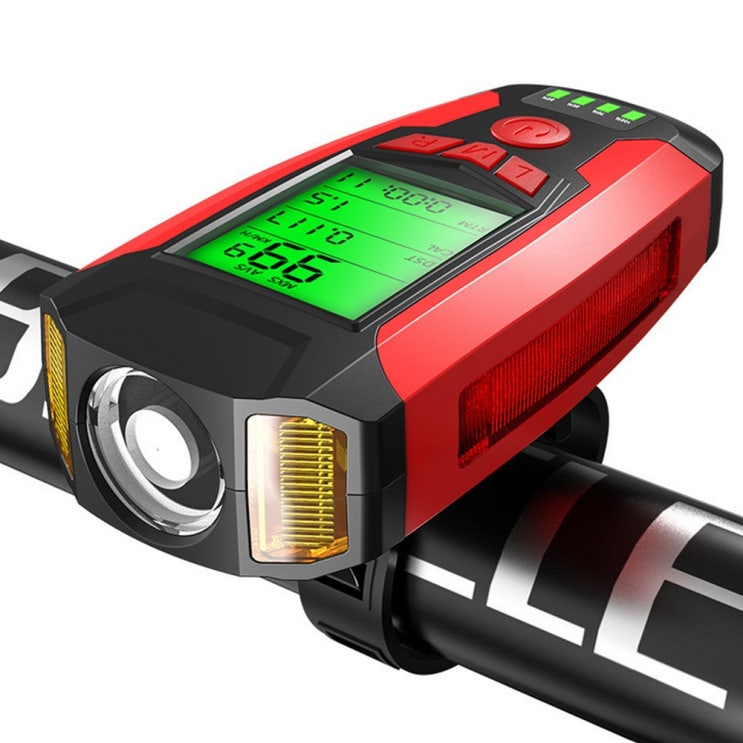 인기 많은 Lixada 다기능 자전거 속도계 라이트, 레드 ···