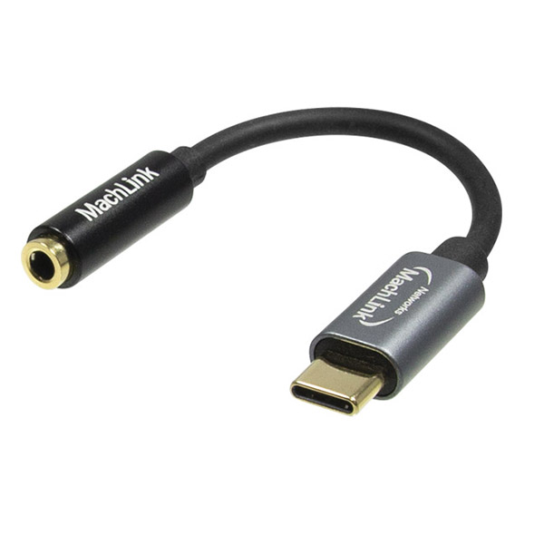 최근 인기있는 마하링크 하이파이 DAC USB C타입 TO 4극 3.5mm AUX 케이블 젠더, ML-CSCH 좋아요