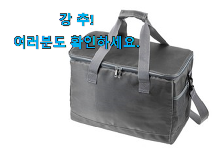 오늘의 휴대용 아이스박스 가방 꿀템제품 너무 좋습니다 오늘의 휴대용 아이스박스 가방 꿀템제품 너무 좋습니다