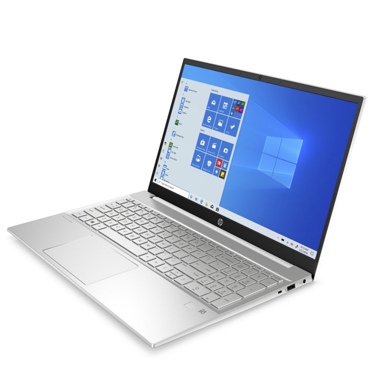 후기가 정말 좋은 HP 노트북 화이트 Pavilion 15-eg0500TU (i5-1135G7 39.62cm WIN10 Home), NVMe 256GB, 윈도우 포함, 8GB 추천