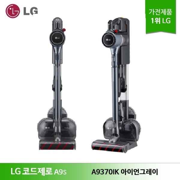  선호도 높은 LG전자 코드제로 A9S 무선청소기 A9370IK 아이언그레이 좋아요