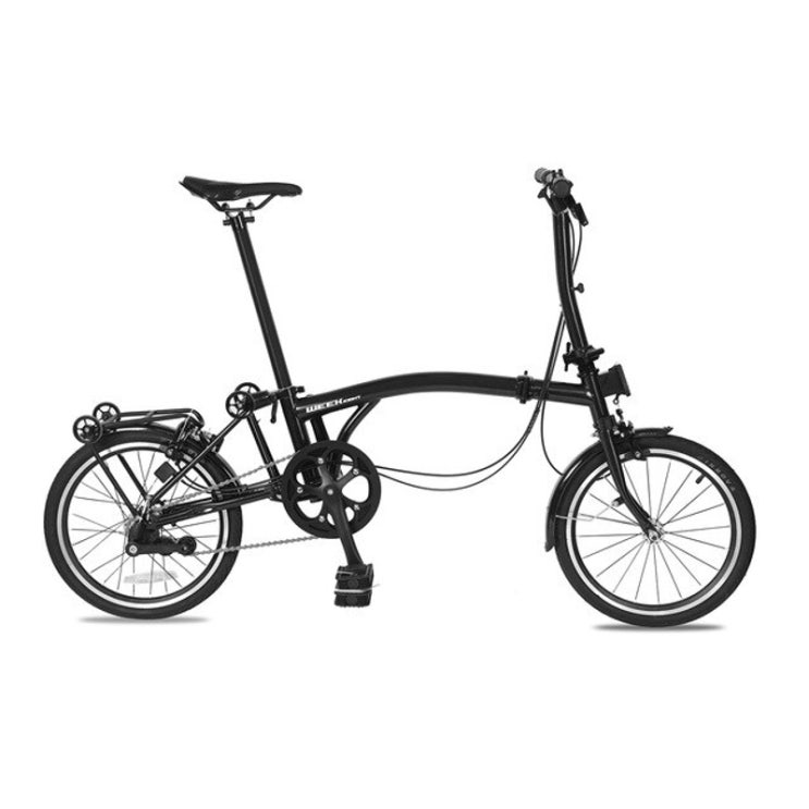 선호도 높은 로드 Brompton 자전거 내부 3 속도에 대 한 접는 자전거 16 인치 349 레저, 내부 3 단, 검정 좋아요