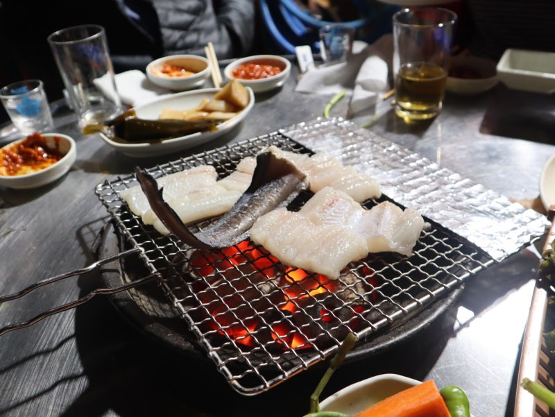 [애견동반식당] 자갈치애견동반횟집 ,부산애견동반횟집 백년횟집 자연산회 부터 장어까지 ....