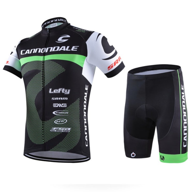 가성비 좋은 Cannondale 라이딩복 남성 슈트 트렉 여름 반팔 상하세트 추천합니다