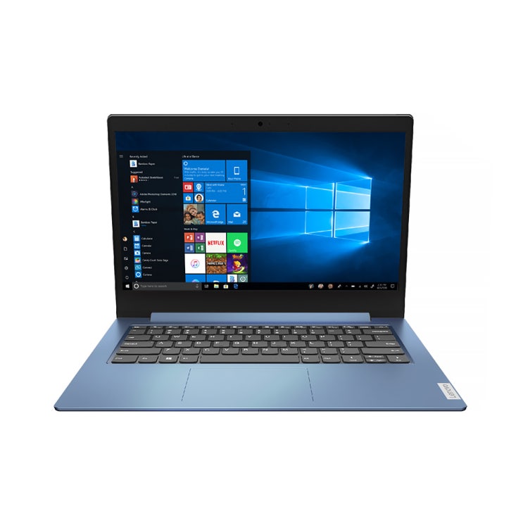 인기 많은 레노버 ideapad Slim1 블루 노트북 14IGL05 (셀러론 N4020 35.6cm WIN10 S), 윈도우 포함, 64GB, 4GB 좋아요