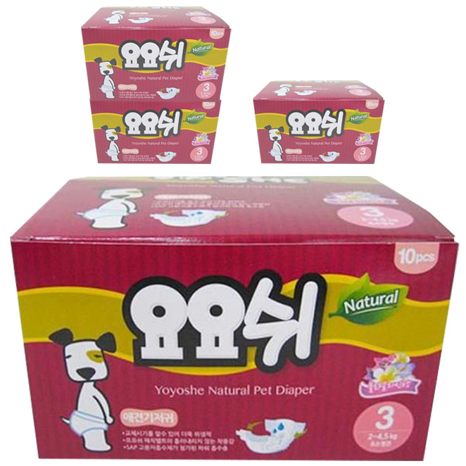 인기 많은 요요쉬 네츄럴 반려견 기저귀 여아용, 초소형, 4개 ··· 인기 많은 요요쉬 네츄럴 반려견 기저귀 여아용, 초소형, 4개 ···