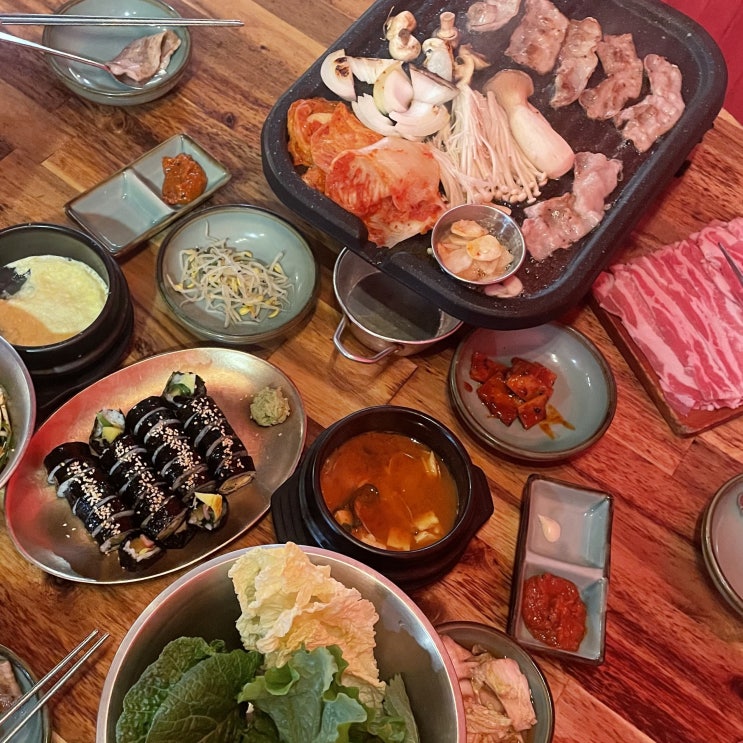  광주 첨단 밥집 / 패대기 첨단점 고기 찐맛집이야!