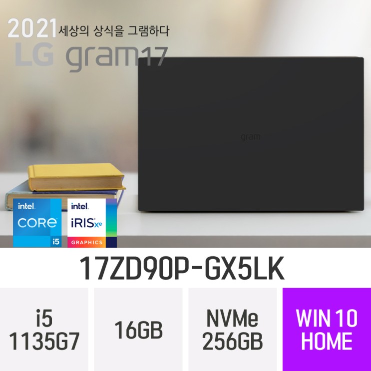 후기가 정말 좋은 LG 2021 그램17 17ZD90P-GX5LK, 16GB, 256GB, 윈도우 포함 추천합니다