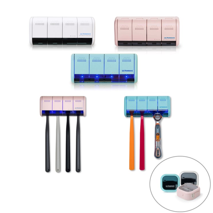  핵가성비 좋은 (1+1) 울트라웨이브 UVC LED TS-04 무선 가정용 칫솔살균기 집들이선물 무선칫솔살균기, TS04_민트+TS02_민트, TS04_민트+TS02_민트 좋아요