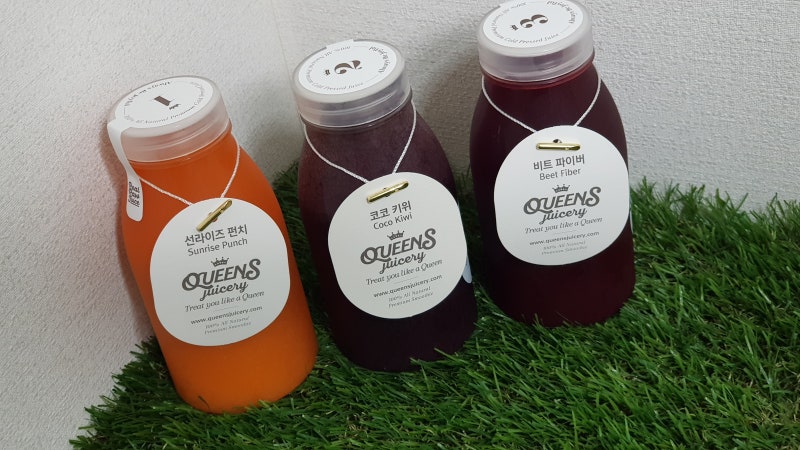 해독주스를 파는 곳, 오키키 어린이 주스로 아이들도 자주 마십니다.