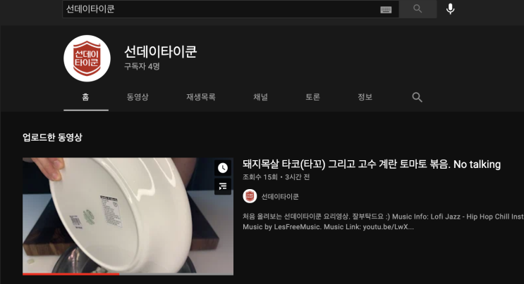 꼬꼬마 블로거, 유튜브 플랫폼에 기웃거리는 이야기