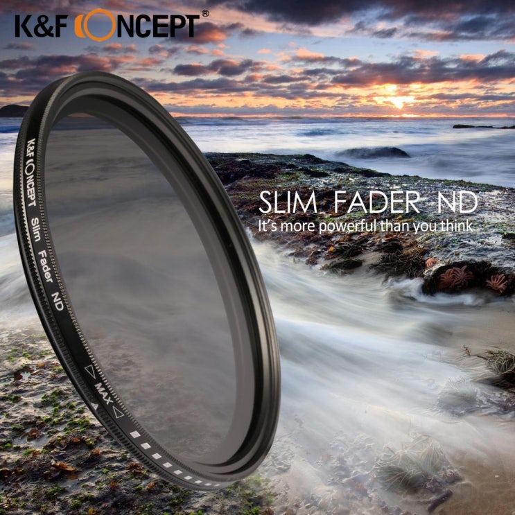 인기 많은 K&F CONCEPT Fader Slim 가변ND필터 ND2-ND400 JAPANOPTICS, 72mm ···