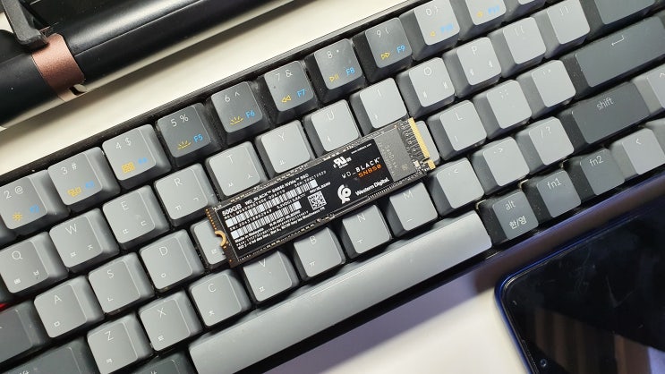  게이밍 SSD WD BLACK SN850 M.2 NVMe 500GB 사용기