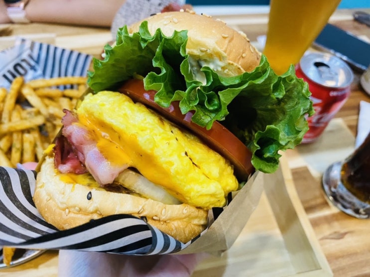 봉천동수제버거 양과 맛이 엄청난 '샌드버거그리다'