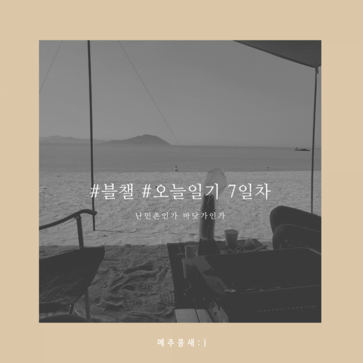  오늘일기 7일차