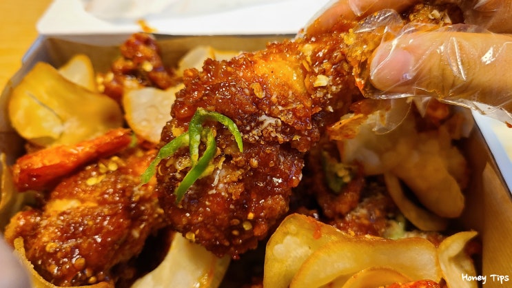  바른치킨 대새레드치킨 치킨과 새우의 만남! 주지훈치킨 동탄능동점 리뷰