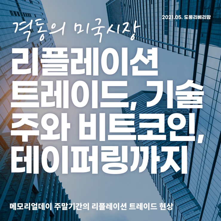  리플레이션트레이드, 기술주와 비트코인 그리고 테이퍼링까지 :: 격동의 미국시장