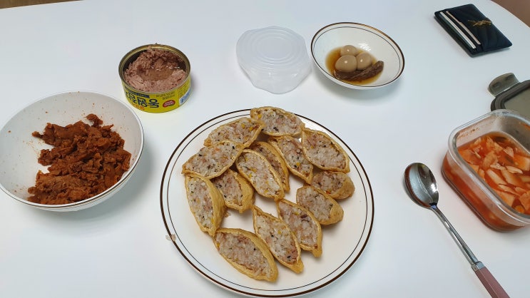  [집 밥 일기] 순후추 컵라면 유부초밥 등 어느 휴일 점심 저녁