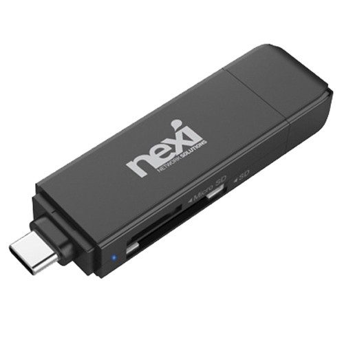 인지도 있는 넥시 USB3.1/3.0 OTG 카드리더기 마이크로 SD 카드 NX-U3130CR NX610, 블랙, 1개 좋아요