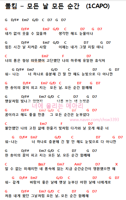  모든 날, 모든 순간
