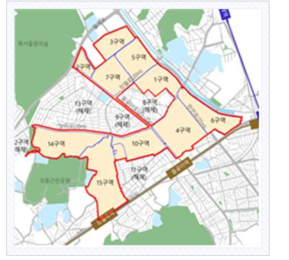  서울 성북구 장위 1구역~장위 15 재정비촉진구역  장위재정비촉진사업 개발방향과 추진현황