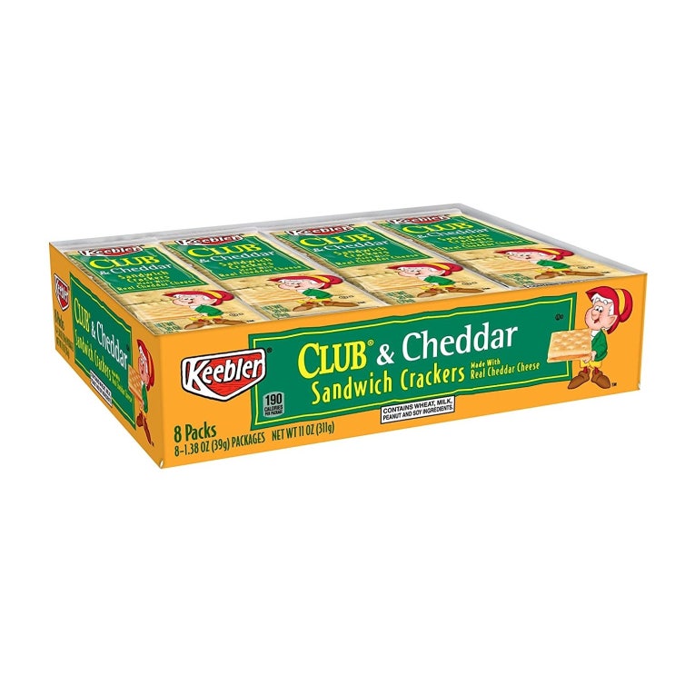 리뷰가 좋은 Keebler 클럽 앤 체다 샌드위치 크래커 8개입, 311g, 1개 ··· 리뷰가 좋은 Keebler 클럽 앤 체다 샌드위치 크래커 8개입, 311g, 1개 ···