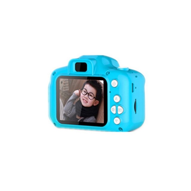 인기있는 [비핏몰] 디지털 미니 키즈 카메라 귀여운 2 인치 HD 화면 충전식 카메라 사진 소품 교육 완구 어린이 생일 아기 선물, 푸른, 표준 좋아요