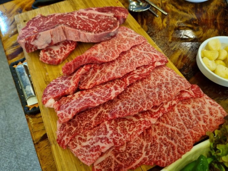  가족 외식으로 마장동 한우촌