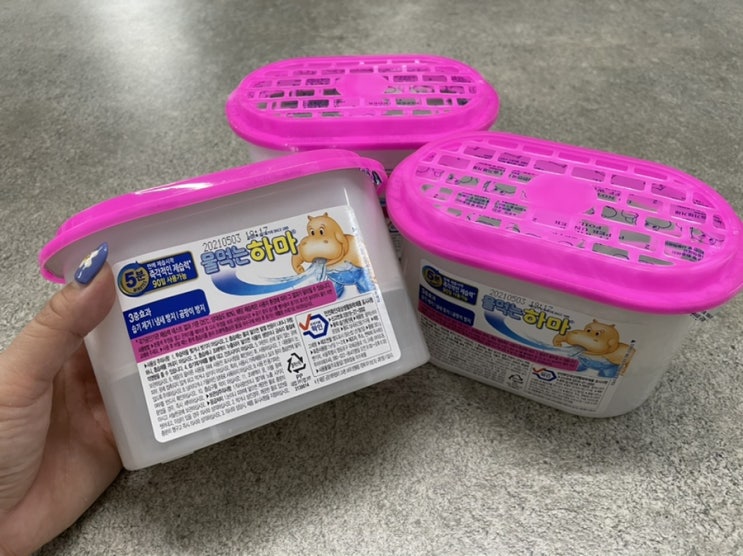  물먹는하마 습기제거 제습제 장마철 필수템!