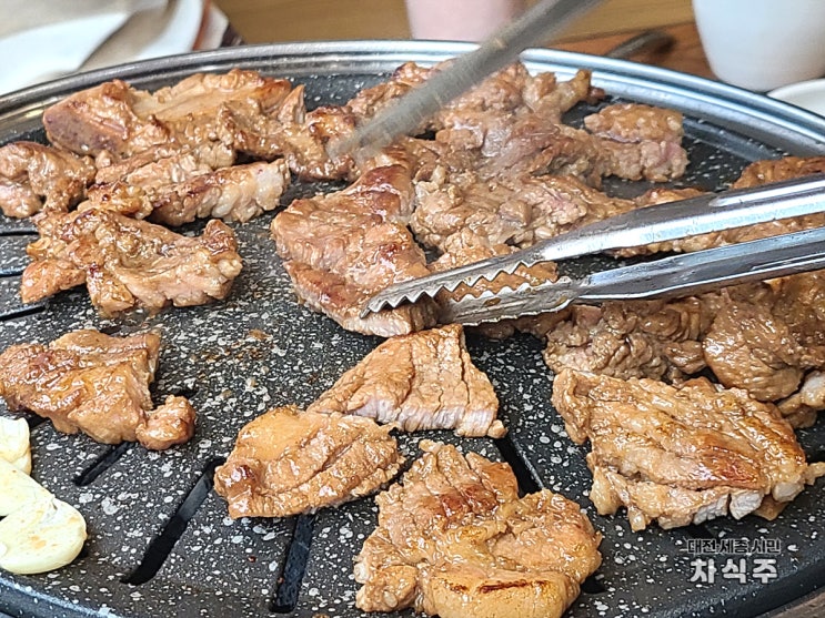  [탄방동 맛집] 대전 돼지 숯불갈비 '한돈본가' 후기