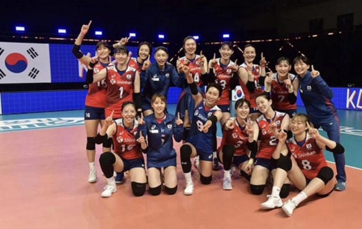FIVB VNL 여자배구 발리볼네이션스리그 한국 폴란드