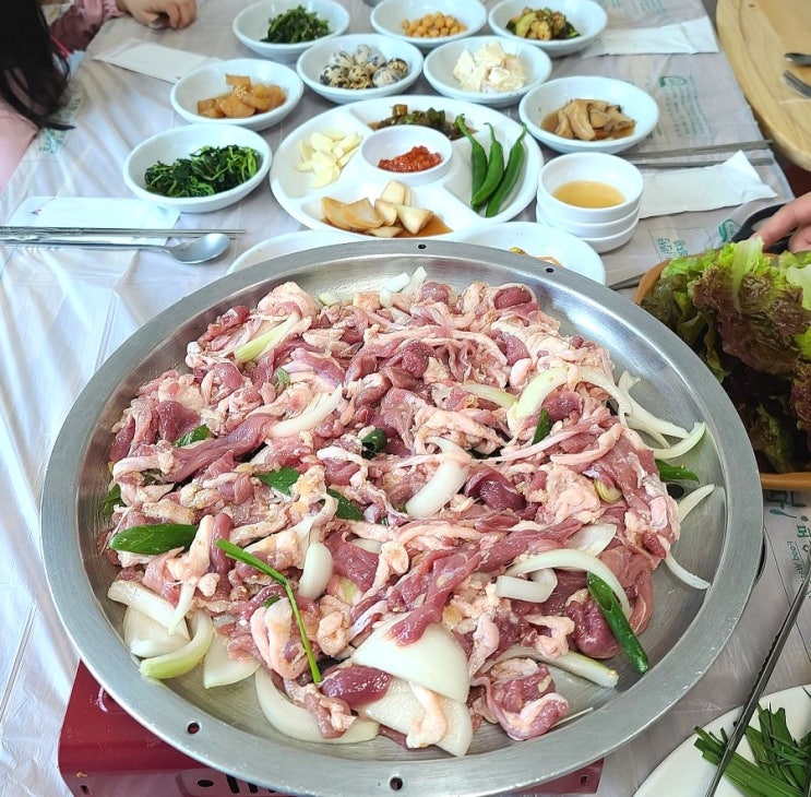  기장 장안사 초원집_ 깔끔한 개별 룸식당 오리고기 맛집