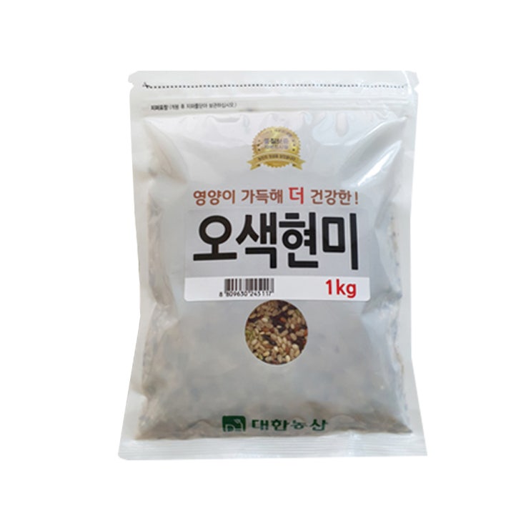 가성비갑 대한농산 오색현미 혼합곡, 1kg, 1개 좋아요 가성비갑 대한농산 오색현미 혼합곡, 1kg, 1개 좋아요