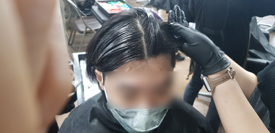  #무료모델 시술 후기 #실전커트 #남성커트 전문교육기관