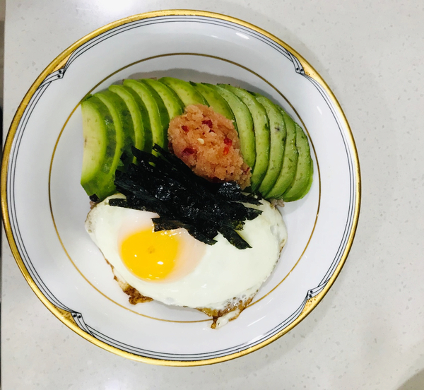  쉬운 한그릇요리 "명란 아보카도 덮밥 "