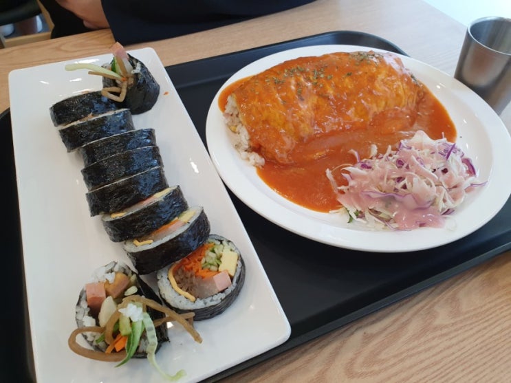  합정역 얌샘김밥 치즈김밥, 오므라이스