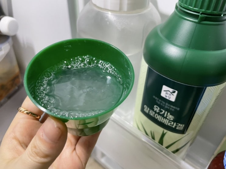  알로에겔 _ 국내산 유기농 알로에베라를 직접 깎아 만든 알로에겔추천