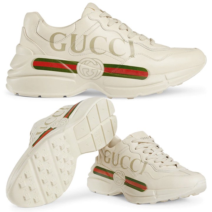 후기가 정말 좋은 GUCCI [구찌]신상 라이톤 빈티지 로고 스니커즈528892 DRW00 9522 ···