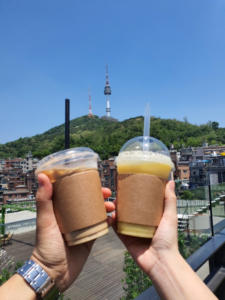  [서울/해방촌/카페] 누워서 즐기는 남산타워 뷰 맛집 카페 추천, 눕까페