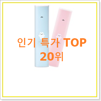  후기대박 휴대용칫솔살균기 인기 순위 랭킹 20위