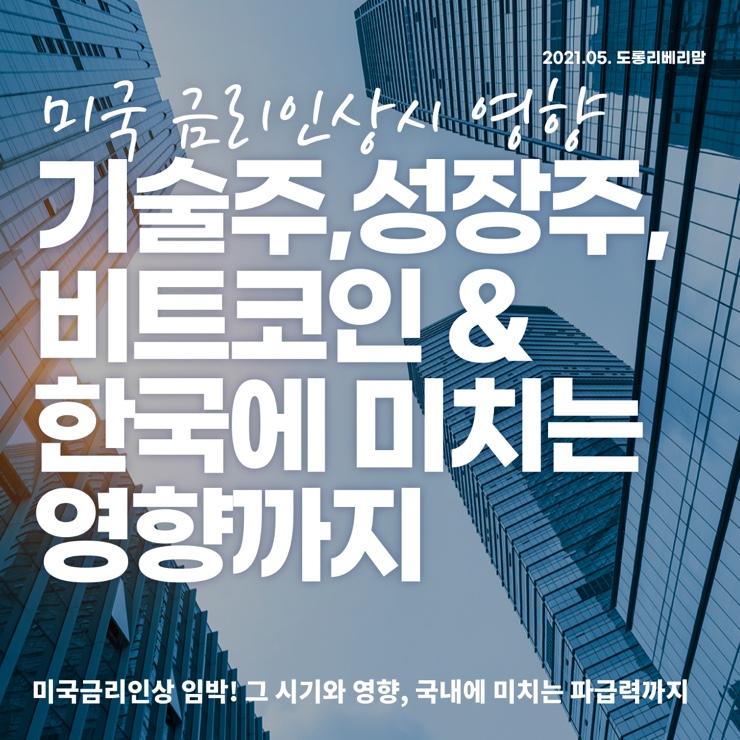 테이퍼링 전망, 원달러환율 (ft.성장주와 비트코인, 국내 파급력은?)