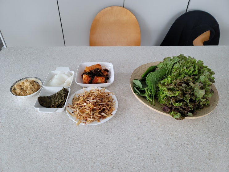  오늘일기 8일차 : 지인 집에서 삼겹살 먹기