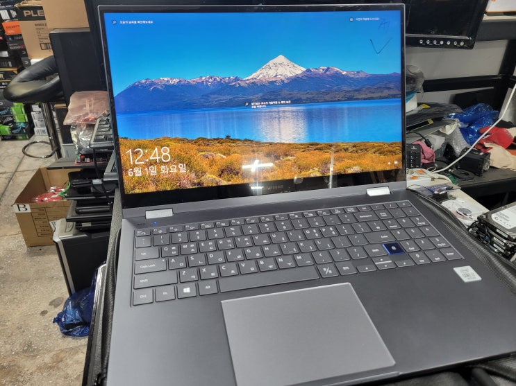  삼성전자 갤럭시북 플렉스 알파  노트북 NT750QCJ  i7 16g ssd500 팝니다 전북익산