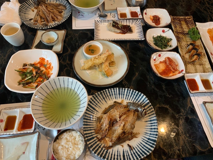  보리굴비 정식을 맛있게 먹었던 전라도 군산 나운동 일식맛집 오죽