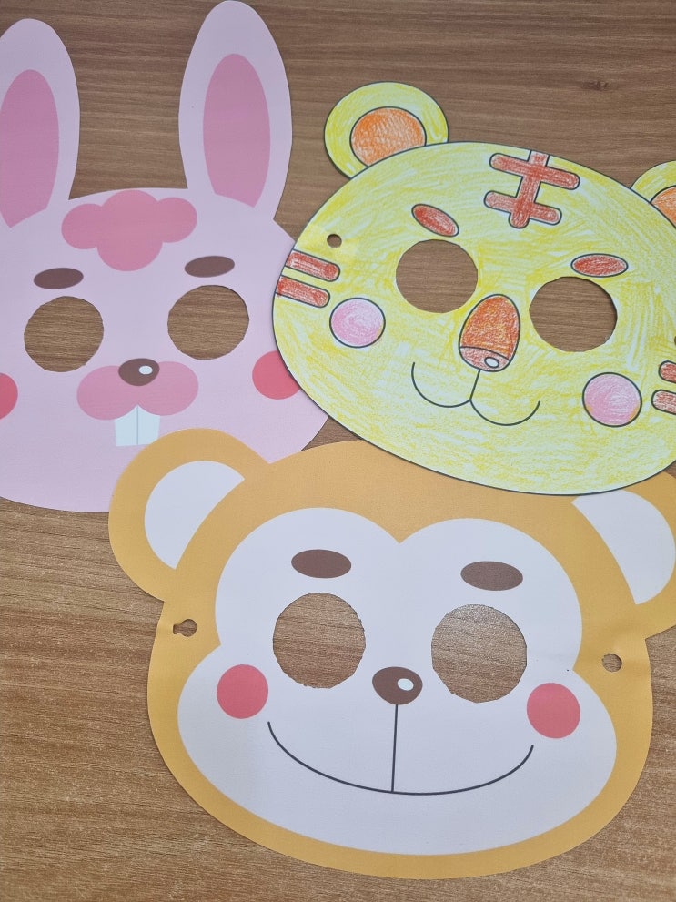  유아미술 : 가면 만들기로 창의력 쑥쑥!