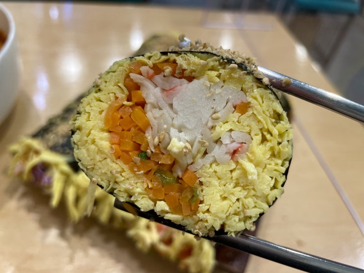  강남역 맛집 '보슬보슬' 강남 계란김밥 키토김밥