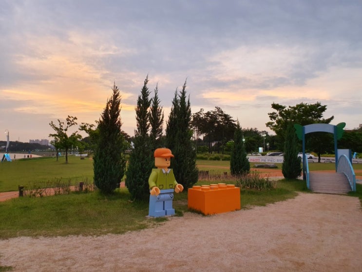 남양주한강변시민공원에서 레고 어린이 공원 방문