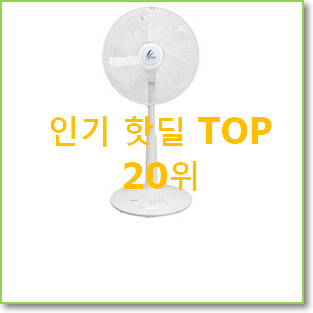 자랑스런 발뮤다그린팬 꿀템 인기 핫딜 순위 20위