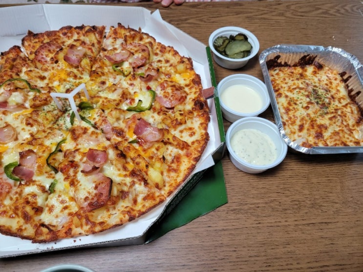  너무 맛있는 영구스피자 치즈프라이 & 마약옥수수