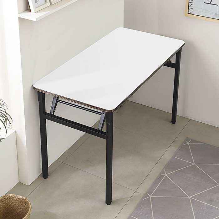 잘팔리는 블랙 철제 다리 접이식 테이블 1000 x 450 mm, 화이트 추천해요 잘팔리는 블랙 철제 다리 접이식 테이블 1000 x 450 mm, 화이트 추천해요